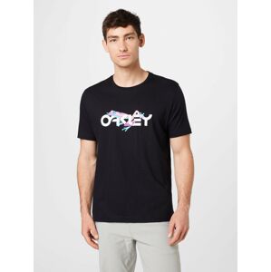 OAKLEY Funkční tričko 'RETRO FROG' světlemodrá / růžová / černá / bílá