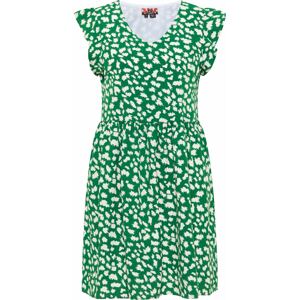 myMo ROCKS Letní šaty zelená / bílá