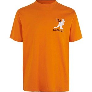 KANGOL Tričko 'Harlem' oranžová / černá / bílá