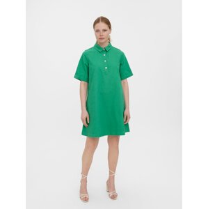 VERO MODA Košilové šaty 'Ocina'  trávově zelená