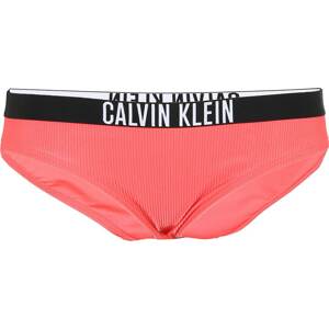 Calvin Klein Swimwear Plus Spodní díl plavek meruňková / černá / bílá