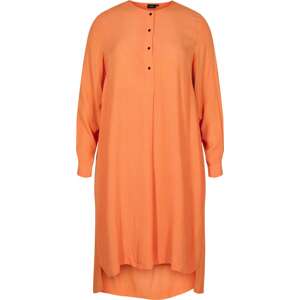 Zizzi Košilové šaty 'Alex' oranžová / jasně oranžová