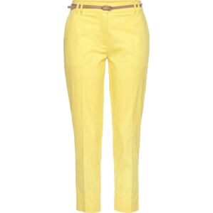 VIVANCE Chino kalhoty žlutá