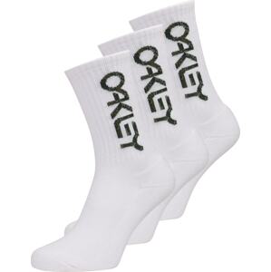 OAKLEY Sportovní ponožky šedá / khaki / olivová / bílá