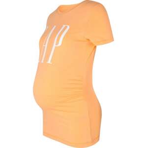 Gap Maternity Tričko oranžová / bílá