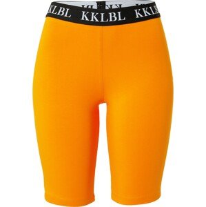 Karo Kauer Legíny oranžová / černá / bílá