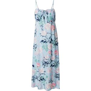 ONLY Letní šaty 'ALEXA' světlemodrá / tmavě modrá / nefritová / růžová