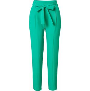 Wallis Curve Kalhoty se sklady v pase zelená