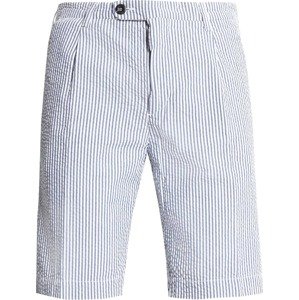 Boggi Milano Kalhoty s puky modrá / bílá