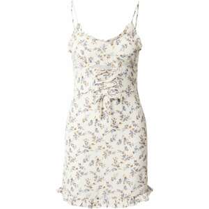 Daisy Street Letní šaty světlemodrá / olivová / bílá