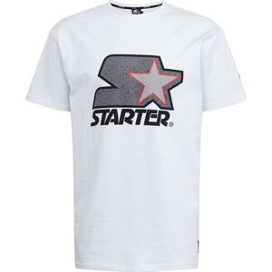 Starter Black Label Tričko šedá / červená / černá / bílá