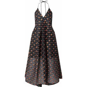 Custommade Letní šaty 'Rosabel' oranžová / černá / bílá