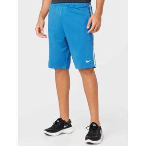 Nike Sportswear Kalhoty modrá / bílá