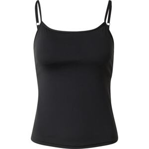 Moonchild Yoga Wear Sportovní top 'Lunar Luxe Cami' černá / bílá