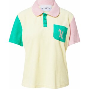 Helmstedt Tričko 'Ricco' pastelově žlutá / zelená / růžová