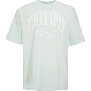 Multiply Apparel Tričko pastelová modrá / bílá