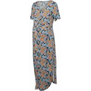 Pieces Maternity Košilové šaty 'SEMMY' noční modrá / nebeská modř / orchidej / oranžová