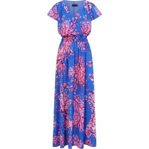 HotSquash Letní šaty modrá / pink / růžová / černá / bílá