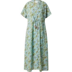Maison 123 Košilové šaty 'NABY' tyrkysová / nebeská modř / zelená / pudrová