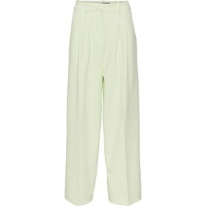 Vero Moda Collab Kalhoty se sklady v pase 'Milena' pastelově zelená