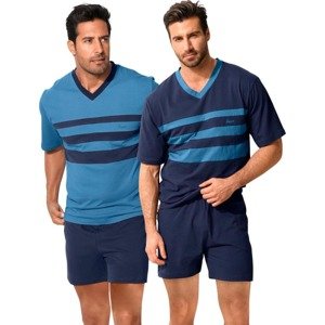 LE JOGGER Pyžamo krátké modrá / námořnická modř