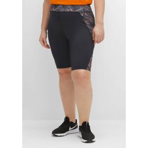 SHEEGO Sportovní kalhoty oranžová / černá / bílá
