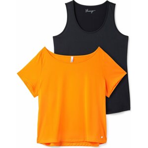 SHEEGO Funkční tričko oranžová / černá