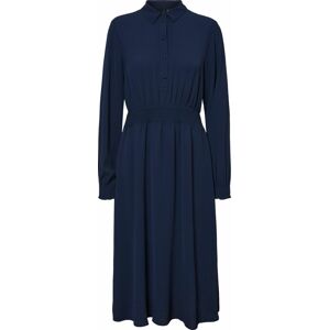 Vero Moda Tall Košilové šaty 'Saga' námořnická modř