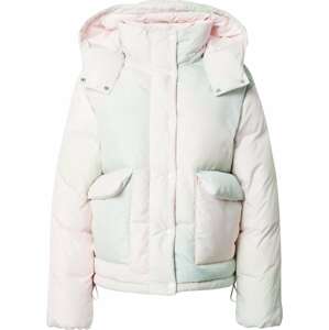 LEVI'S Zimní bunda pastelová modrá / pastelově růžová