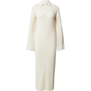 Soulland Úpletové šaty 'Nora' barva bílé vlny