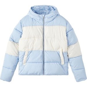 NAME IT Zimní bunda nebeská modř / bílá