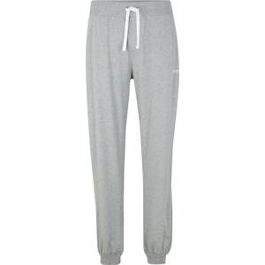 JOOP! Pyžamové kalhoty světle šedá / bílá