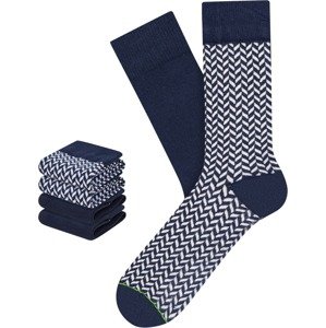 CHEERIO* Ponožky modrá / bílá