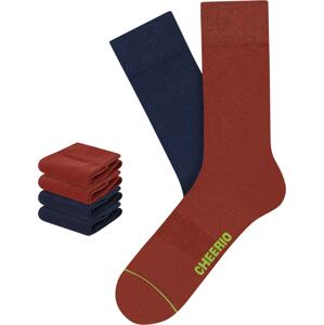 CHEERIO* Ponožky 'Best Friend' modrá / svítivě zelená / krvavě červená