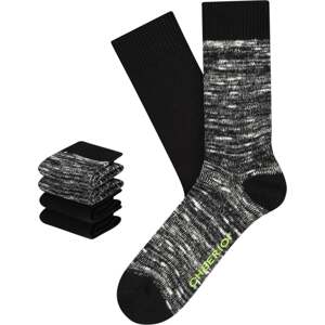 CHEERIO* Ponožky 'Boot Buddy 4P' černá / bílá