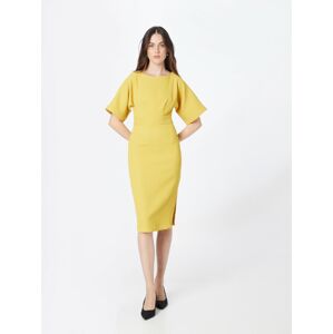 Closet London Pouzdrové šaty žlutá