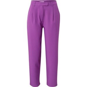 BZR Kalhoty se sklady v pase svítivě fialová