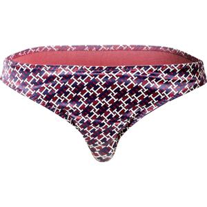Tommy Hilfiger Underwear Spodní díl plavek námořnická modř / burgundská červeň / bílá