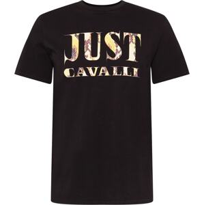 Just Cavalli Tričko žlutá / bobule / černá