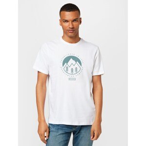 COLUMBIA Funkční tričko nefritová / bílá