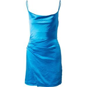 Gina Tricot Koktejlové šaty 'Lia' modrá
