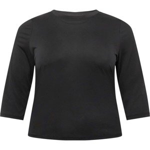 Vero Moda Curve Tričko 'EVABIA' černá