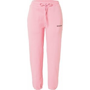 9N1M SENSE Kalhoty světle růžová / černá