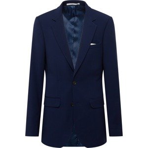 BURTON MENSWEAR LONDON Společenské sako 'Super Skinny Blue Texture Jacket' námořnická modř