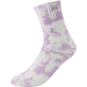 GUESS Sportovní ponožky krémová / světle fialová