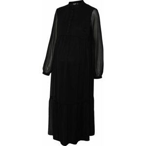 Pieces Maternity Košilové šaty 'BLUME' černá