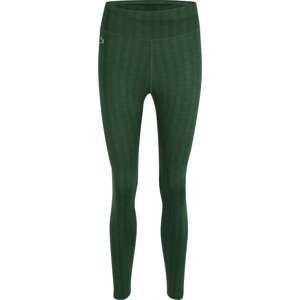 Lacoste Sport Sportovní kalhoty zelená / jedle / bílá
