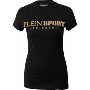 Plein Sport Tričko zlatá / černá