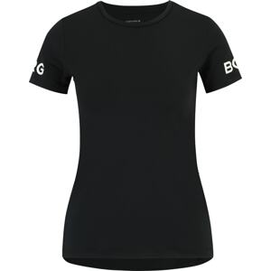 BJÖRN BORG Funkční tričko černá / bílá