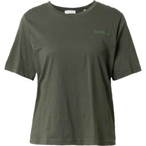 Marc O'Polo Tričko khaki / trávově zelená
